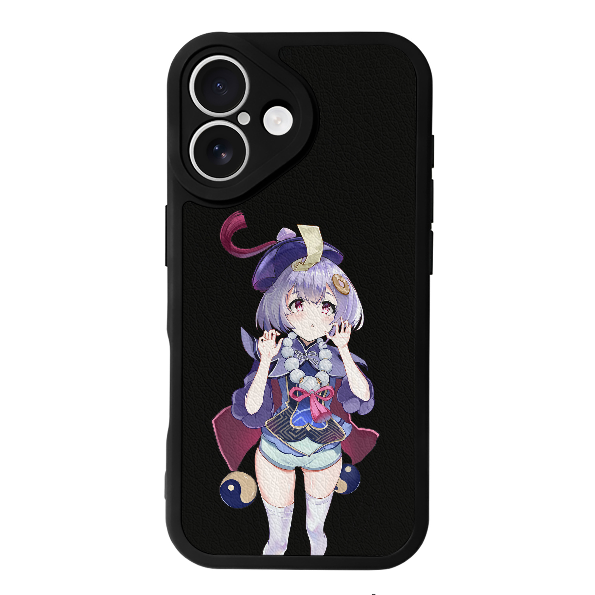 げんし神 七七 なな  genshin Nana 【iPhone 16シリーズ対応】シリコンスマホケース（レザー調） 材質：シリコン